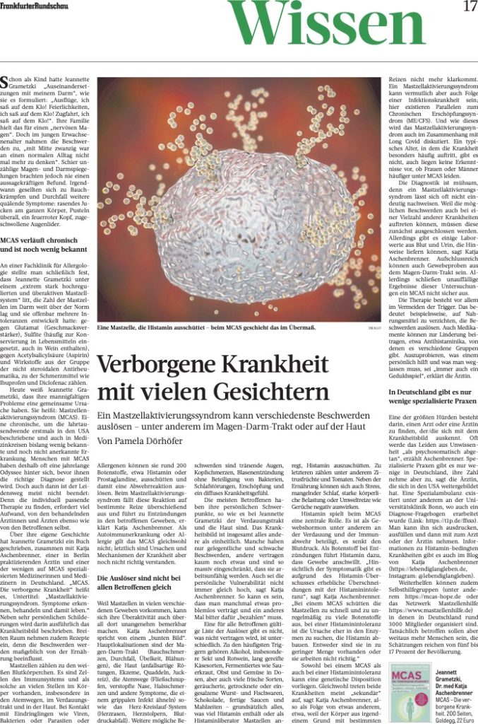 Artikel MCAS Buch Frankfurter Rundschau 2023