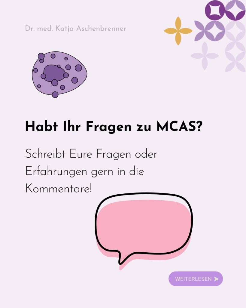 Mastzellaktivierungssyndrom (MCAS) – Fragen und Austausch