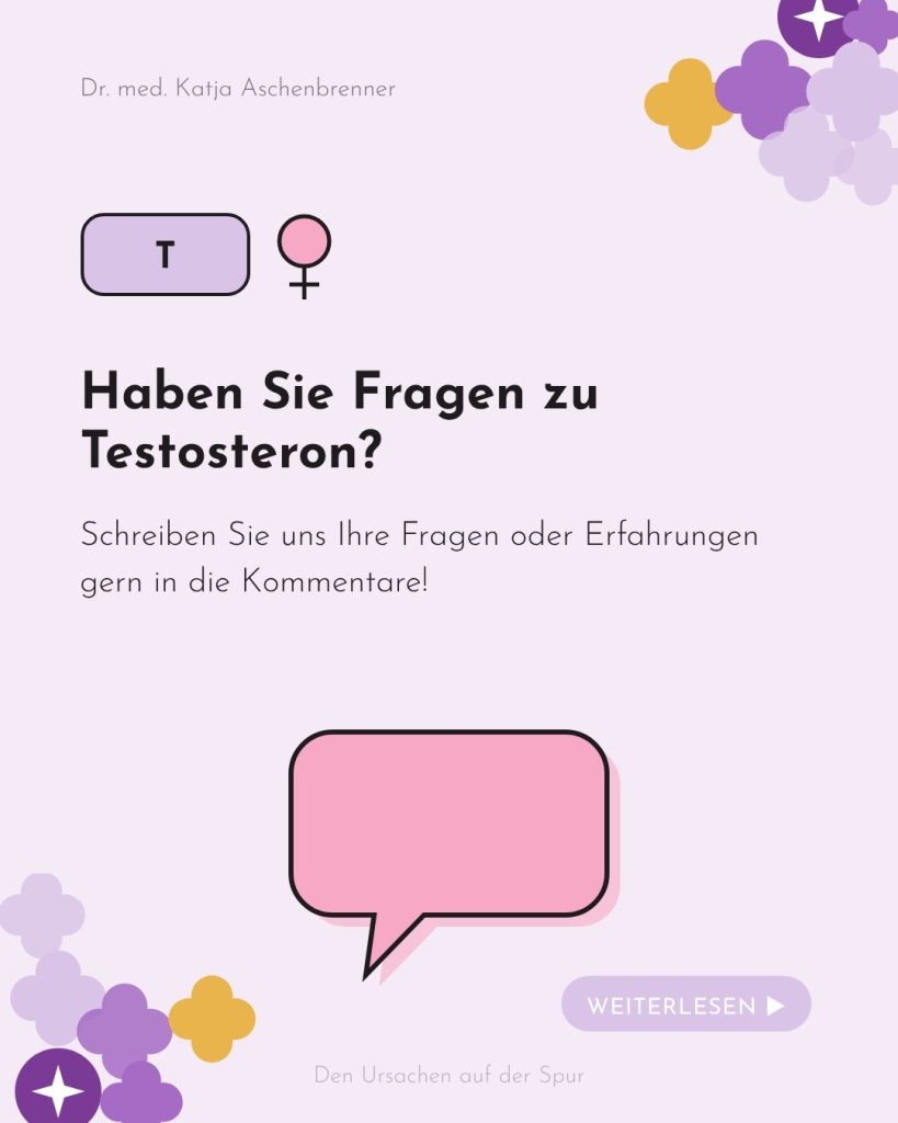 Haben Sie Fragen zu Testosteron? Schreiben Sie uns in die Kommentare