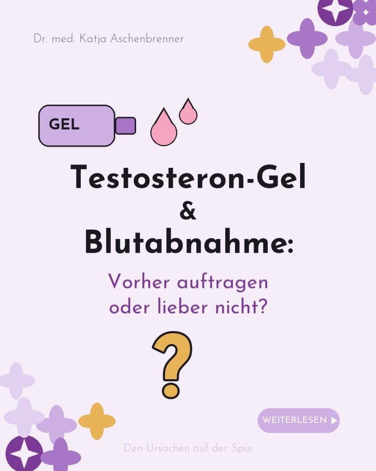 Testosteron-Gel und Blutabnahme – vorher auftragen oder nicht?