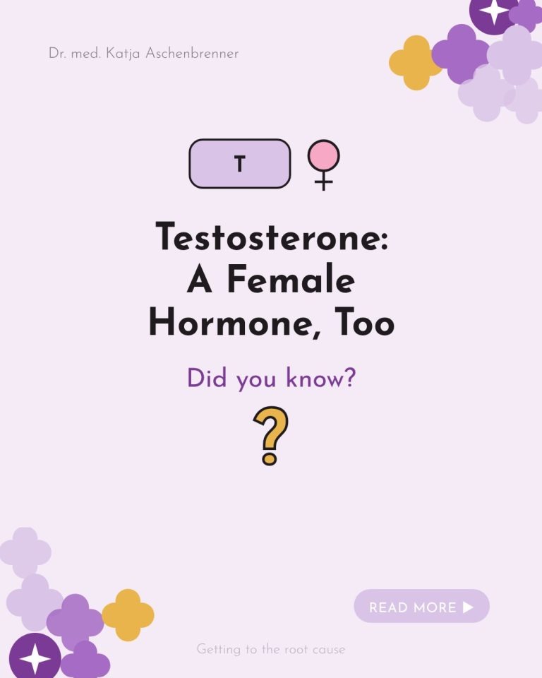 Testosterone – a female hormone, too